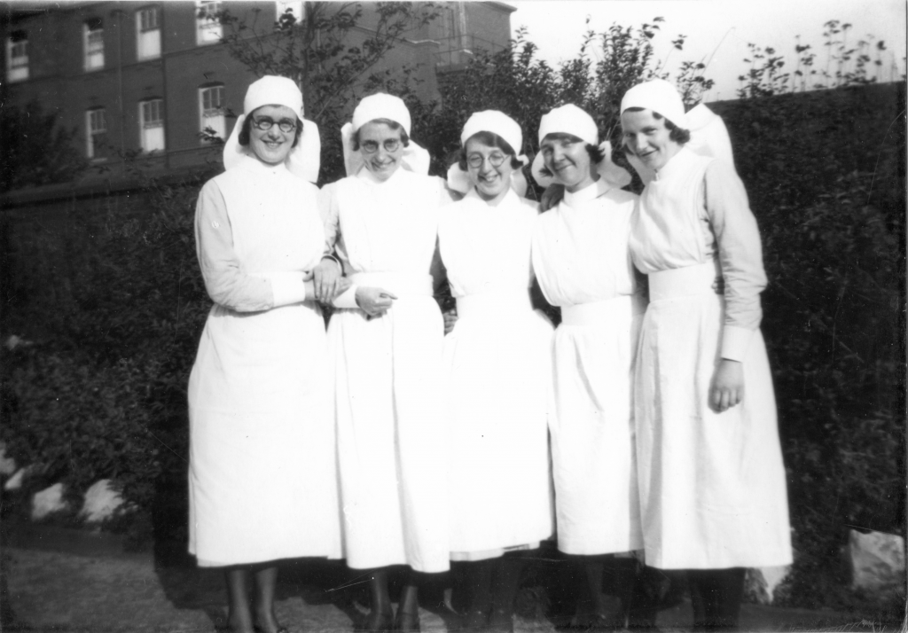 Five student midwives